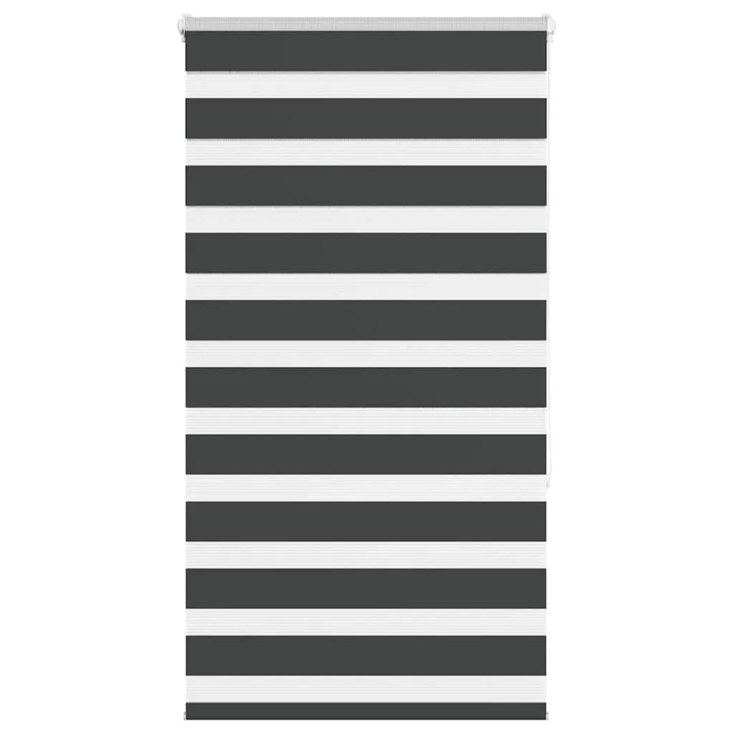 vidaXL Doppelrollo Schwarz 80x150 cm Stoffbreite 75,9 cm Polyester 4014231 günstig online kaufen