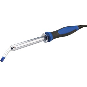 LUX Lötkolben 100 W mit blau-schwarzem Griff für Werkstattarbeiten.