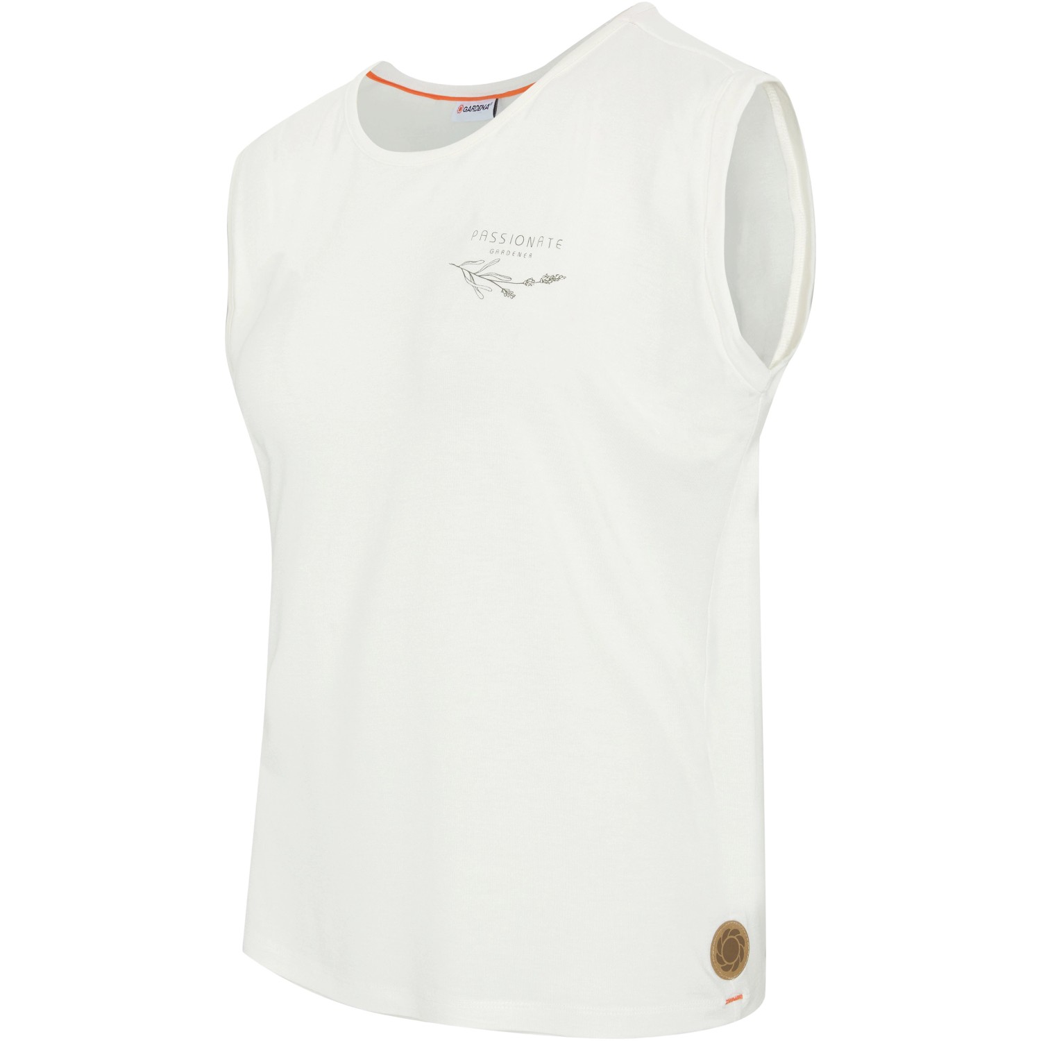 Gardena Damen-Top Cloud Dancer, ärmelloses Shirt mit Blütenprint für Gartenarbeit.