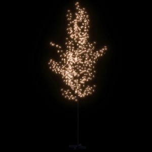 Hoher LED-Baum mit Kirschblüten, warmweiß, 400 cm, für eine stimmungsvolle Beleuchtung.