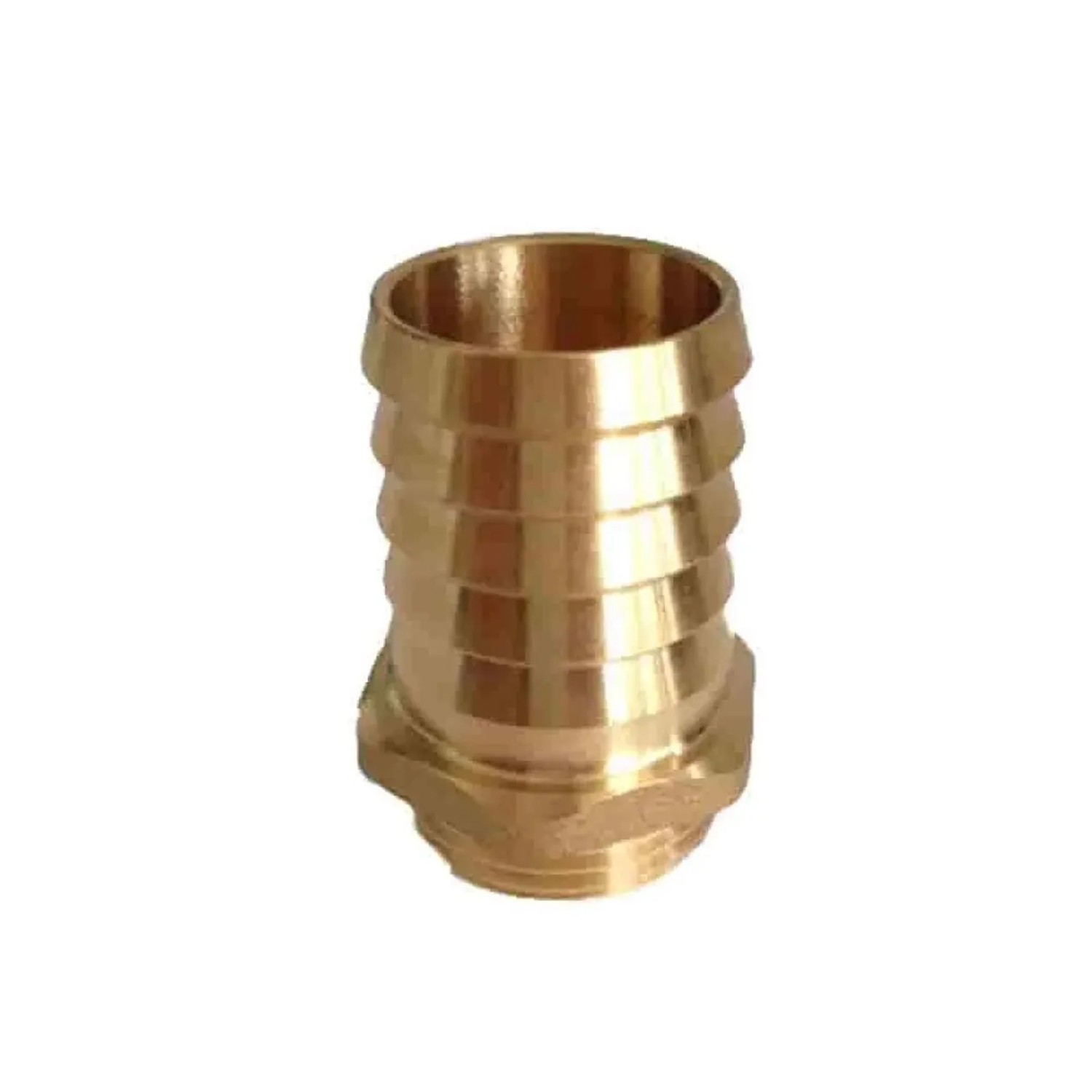 Klasebo Schlauchstutzen aus Messing, 3/4 Zoll AG, 13 mm, goldfarben.