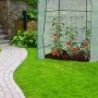 Relaxdays Tomatengewächshaus Eisen Grün 197 cm x 197 cm x 77 cm 4,8 kg_5