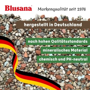Blusana mineralisches Pflanzsubstrat, feine Körnung (2-5mm), mit Deutschlandflagge