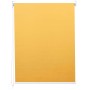 Gelbes Rollo 110x160cm mit Kettenzug zur Wand- oder Deckenmontage.