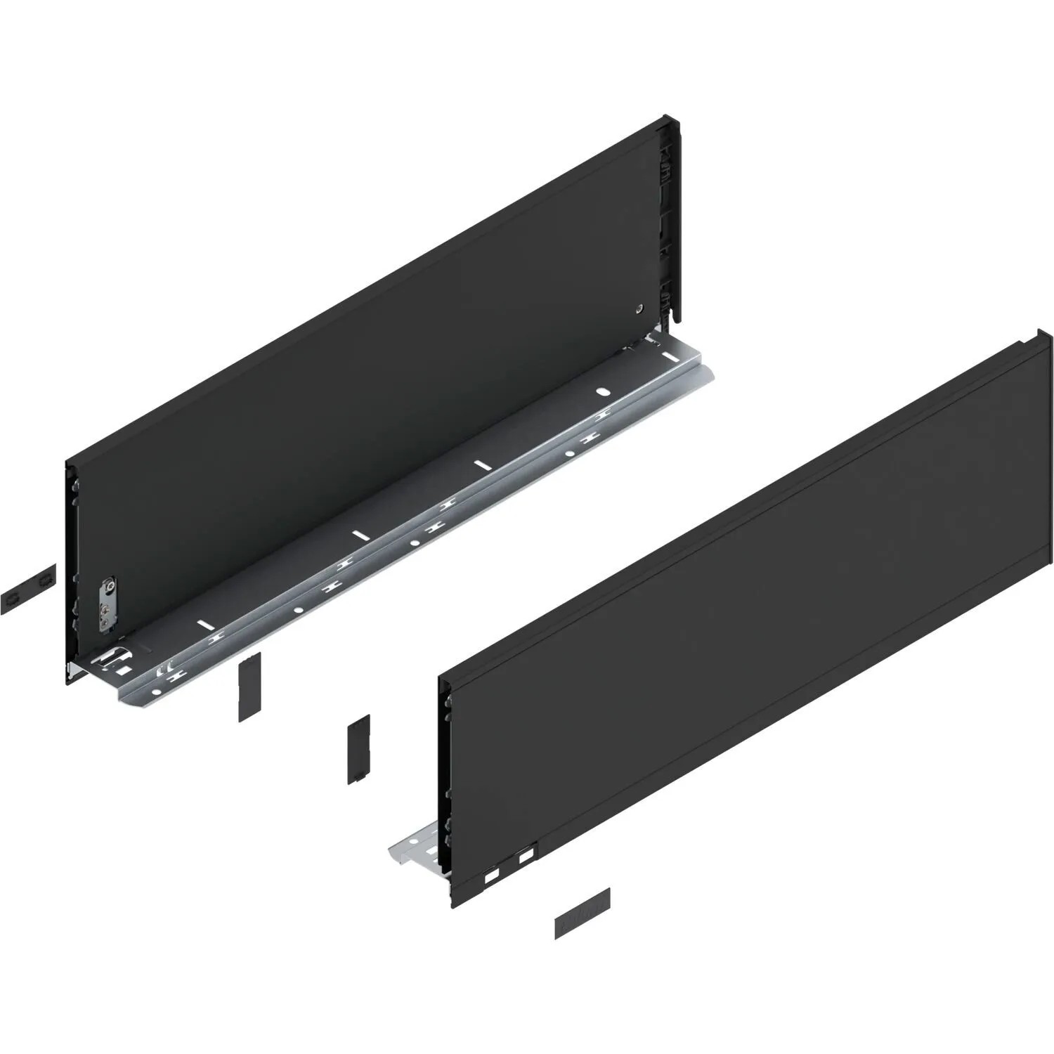 Blum Zarge Legrabox Pure Höhe C Nennlänge 550 mm Carbonschwarz Matt