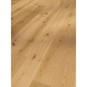 Parador Parkett Trendtime 4, rustikale Eiche Lugana Natur, matt lackiert, Detailansicht.