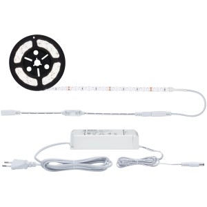 Paulmann LED-Power Strip Set, 3 m, Neutralweiß, 33 W, auf Rolle mit Zubehör.