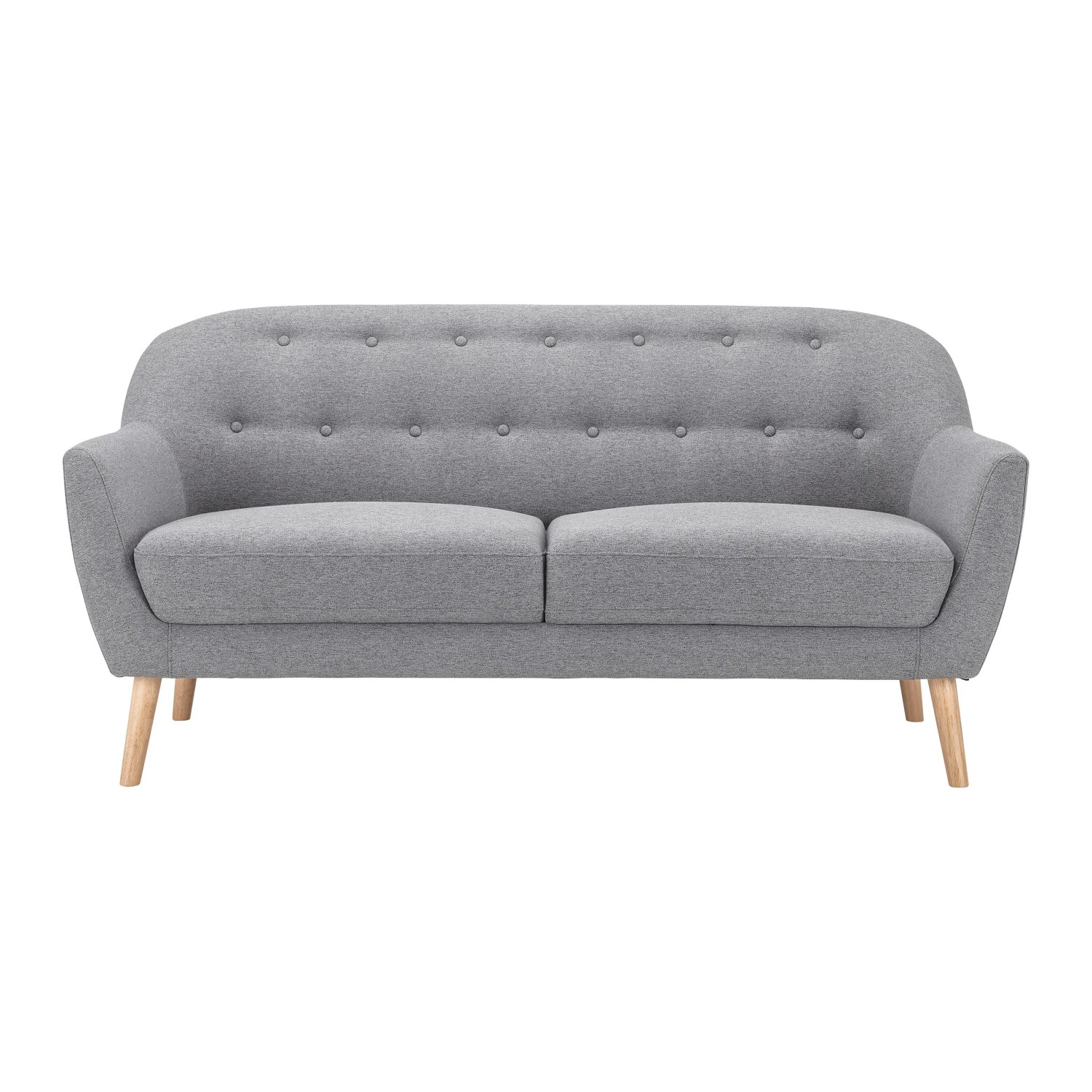 Bessagi Home Sofa Anela Hellgrau Webstoff