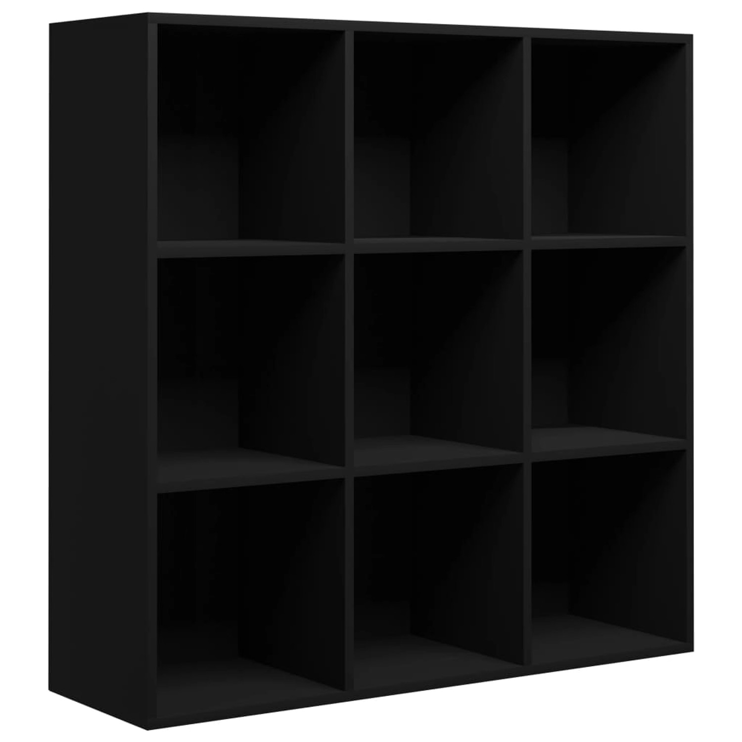 Bücherregal Schwarz 98 X 30 X 98 Cm Spanplatte günstig online kaufen