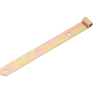 Gelb verzinktes Ladenband, 300 mm, für Tür und Tor.