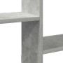 vidaXL Würfelregal 5 Fächer Betongrau Holzwerkstoff 859998_7