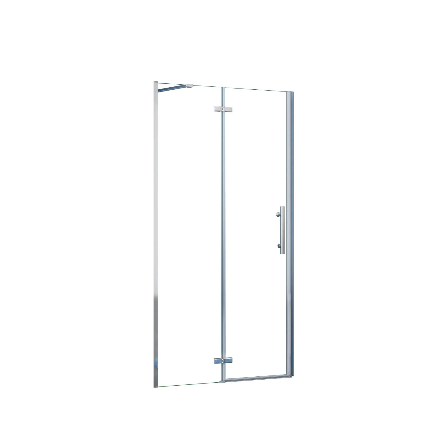 Duschparadies 80 x 185cm Duschtür Nischentür Dusche Drehtür 6mm Nano Glas Dusche