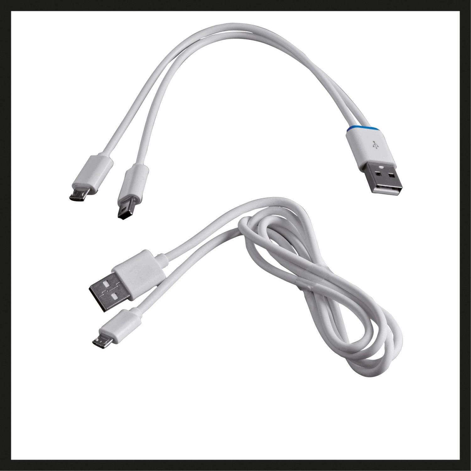 USB-Adapterkabel für Einhell Power Bank CE-JS 8, Micro/Mini USB, zum Aufladen von Geräten.