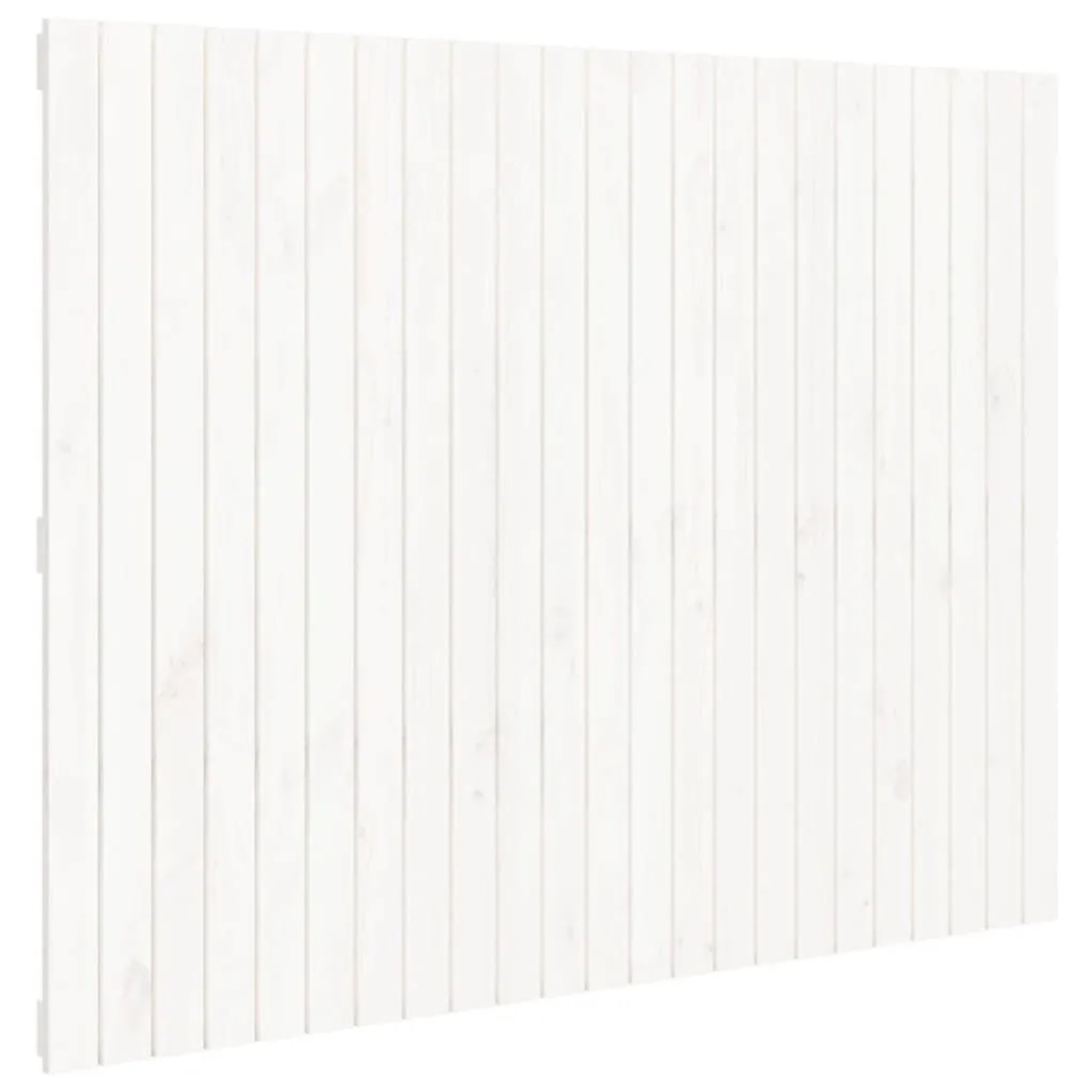 vidaXL Wand-Kopfteil Weiß 146,5x3x110 cm Massivholz Kiefer 824944