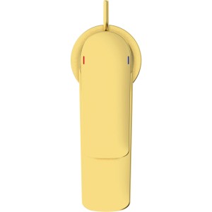 Ideal Standard Waschtischarmatur Connect Air Piccolo in gebürstetem Gold.