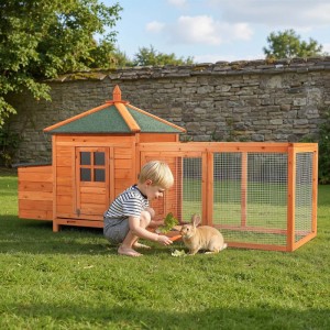 Wiltec Nagerhaus 1950X635X1200Mm Hasenstall Hühnerstall Nistkasten Kleintierhaus