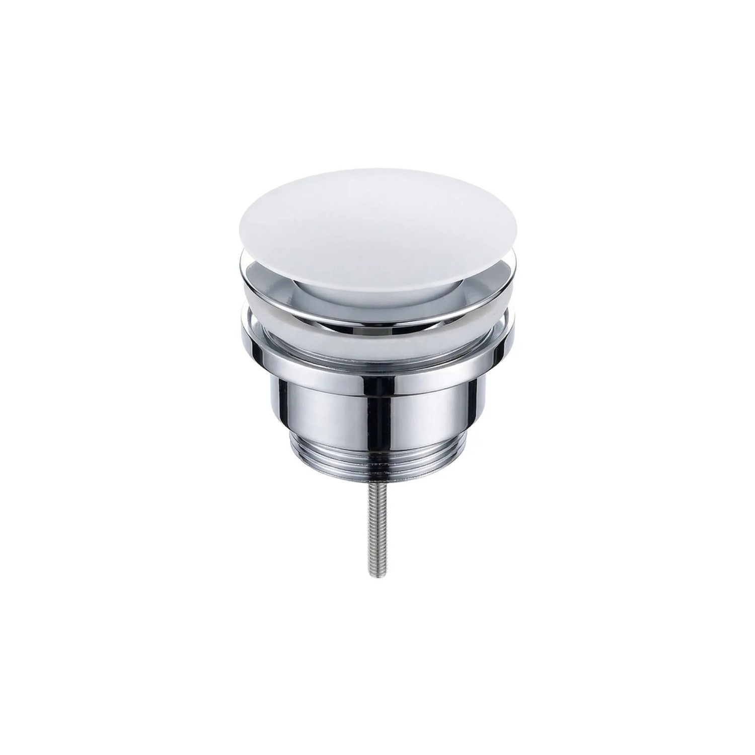 Stilform Abfluss Waschtisch Ablauf Pop Up Ventil in Weiss Matt