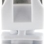 Detailaufnahme: Weißes Schwaiger CAT 6 Netzwerkkabel mit RJ45 Stecker.