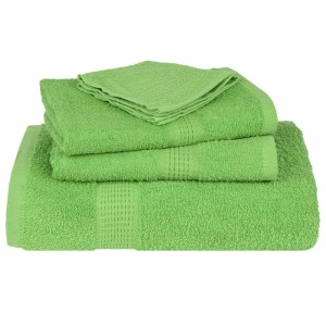 vidaXL 6-Tlg Handtuch-Set Apfelgrün 360 g/m² 100% Baumwolle 137093