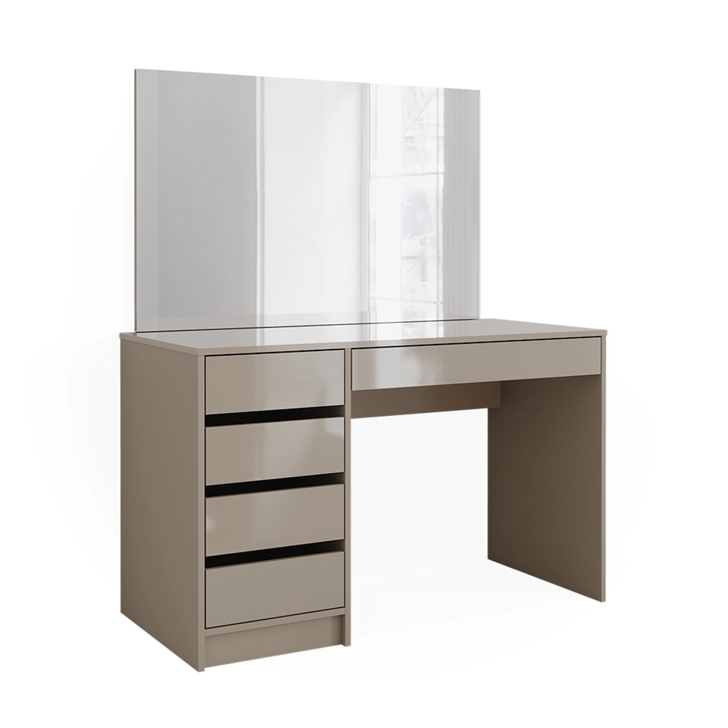 Vicco Schminktisch Sherry Greige 120 cm mit Spiegel günstig online kaufen