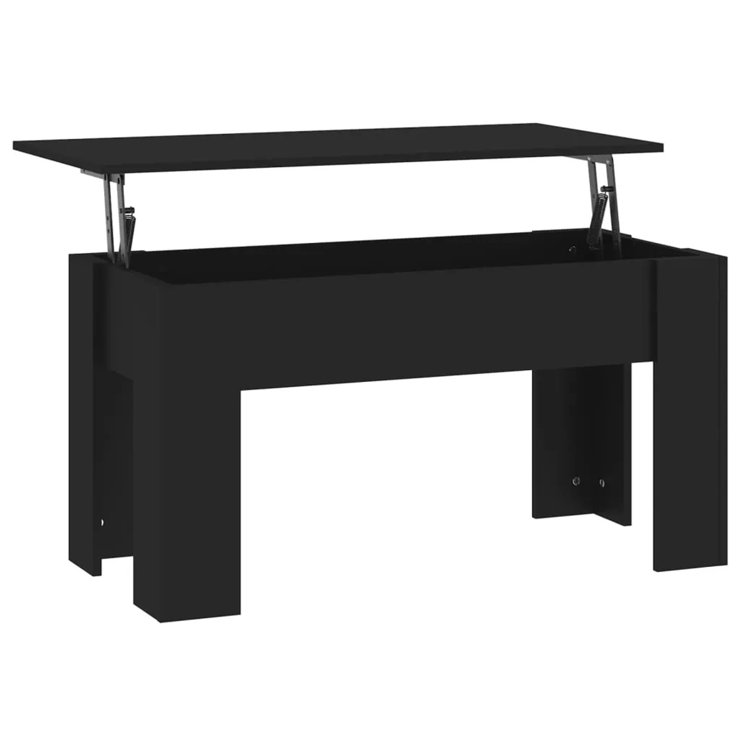 vidaXL Couchtisch Schwarz 101x49x52 cm Holzwerkstoff 809684