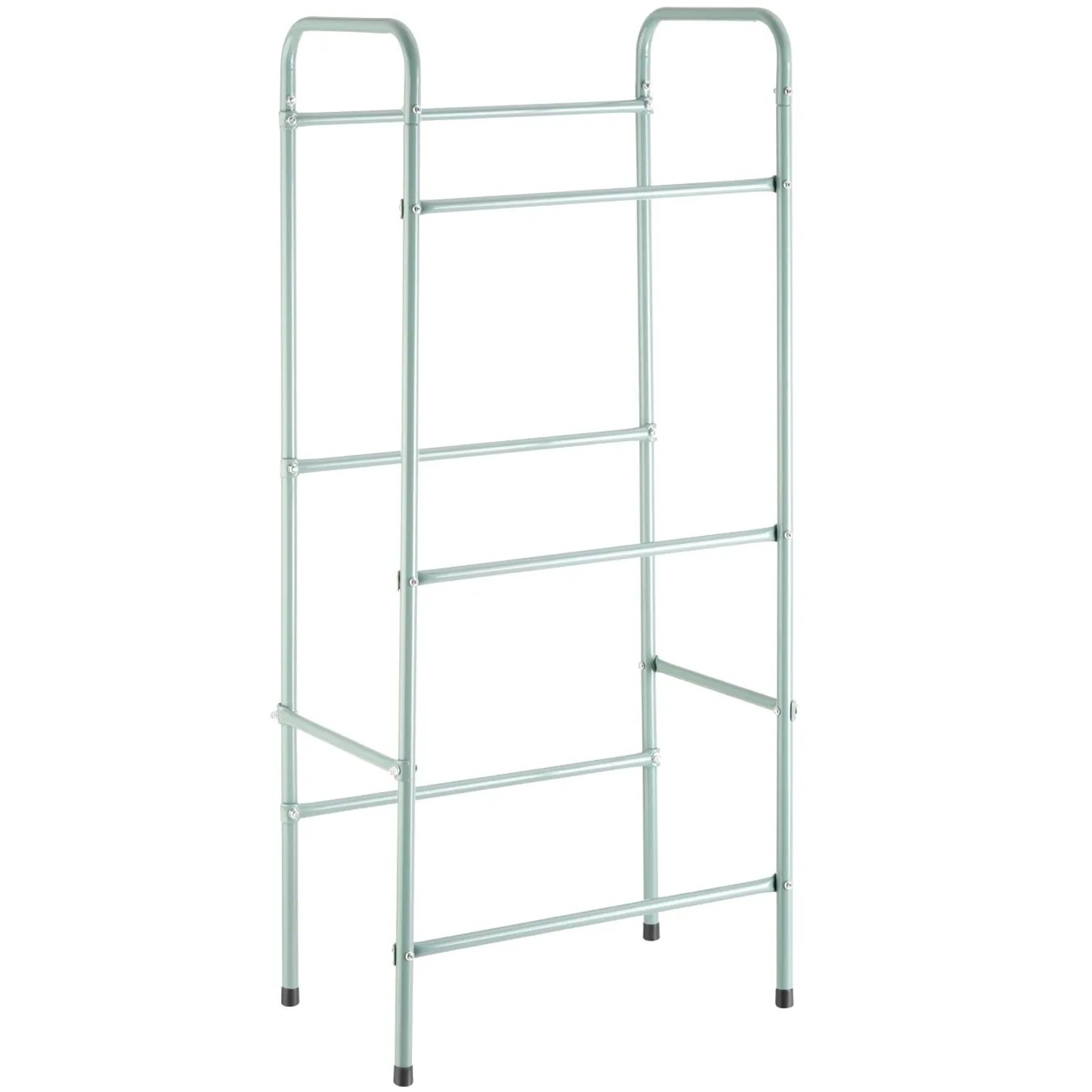 Tectake Getränkekistenregal  Aus Stahl Für 3 Kisten  50 x 33 x 116 cm Grau
