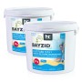 Zwei Eimer Bayzid Multitabs 20g 5in1 für Pools, je 5kg, zur Poolpflege.