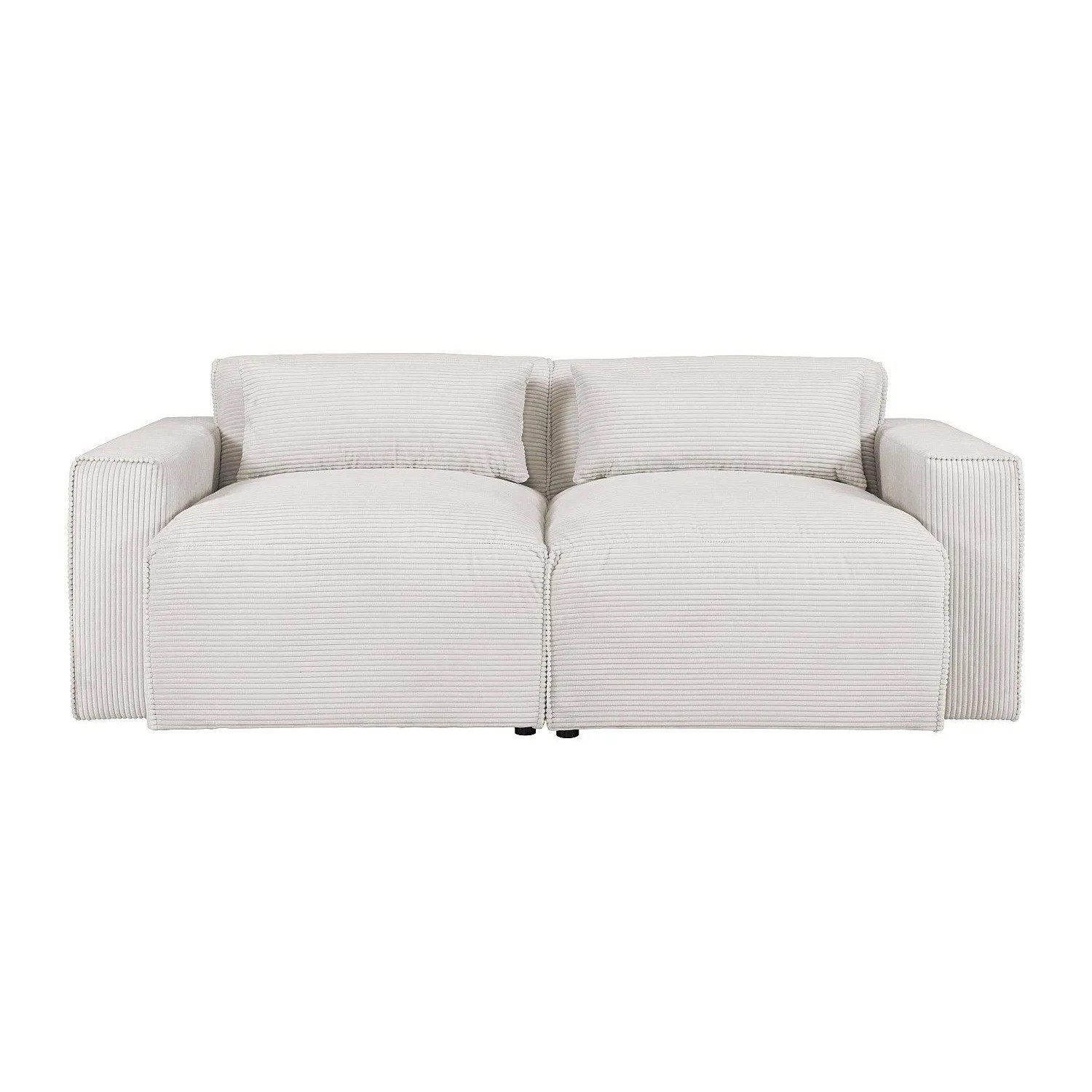 Vente-unique Sofa Ohne Schlafmöglichkeit Velinor Beige 215 cm