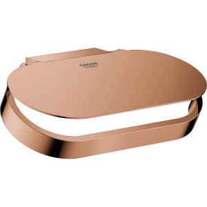 Grohe WC-Papierhalter Selection mit Deckel in Warm Sunset, aus Metall.