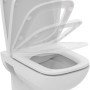Ideal Standard I.Life A WC-Paket, spülrandlos, mit Softclose-Sitz in Alpin Weiß.