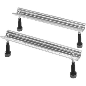 Duravit Fußgestell für Badewannen, 2er Set, höhenverstellbar, für Acrylwannen ab 100 cm Seitenlänge.