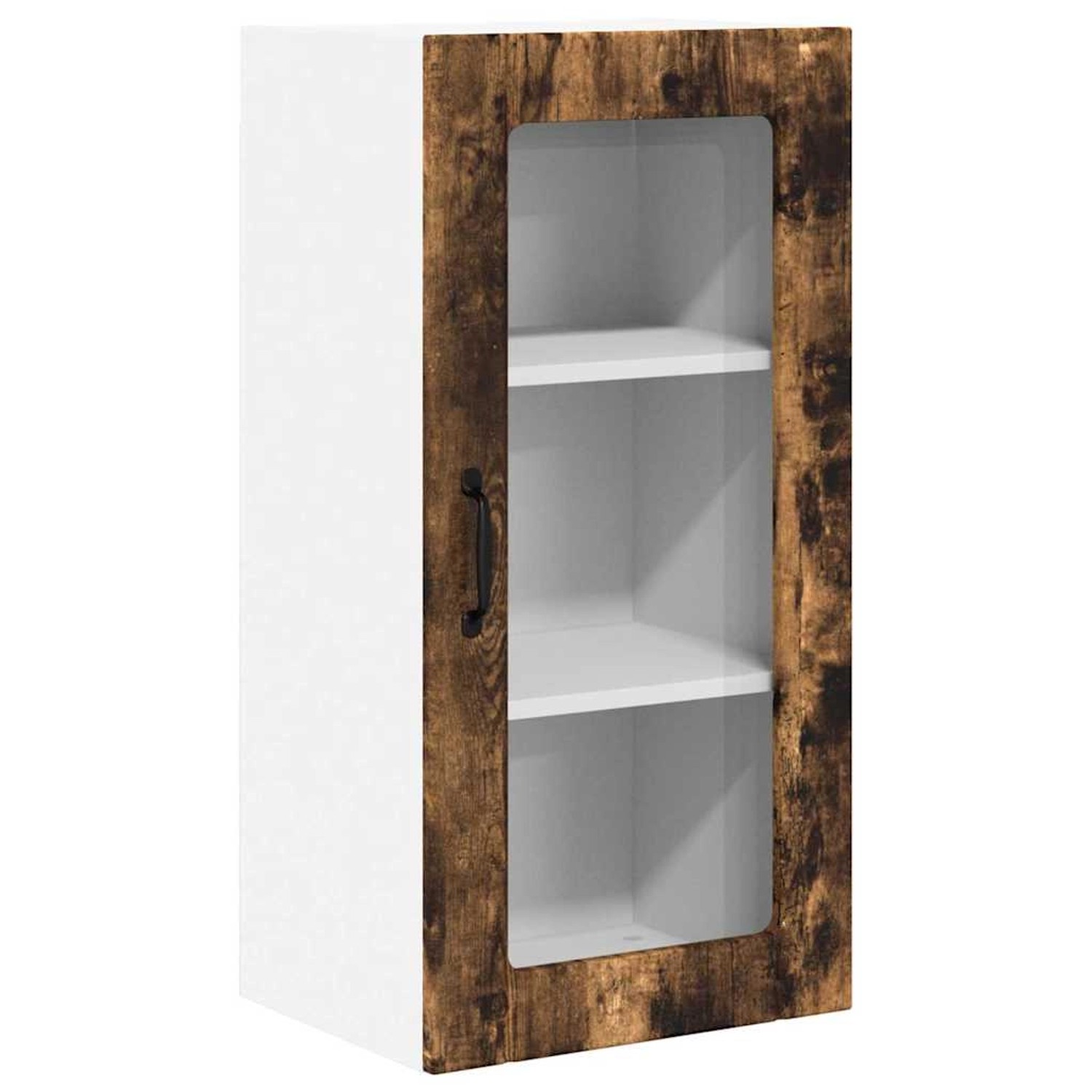 vidaXL Küchenwandschrank mit Regal Geräucherte Eiche 40 x 31 x 80 cm 885345 günstig online kaufen