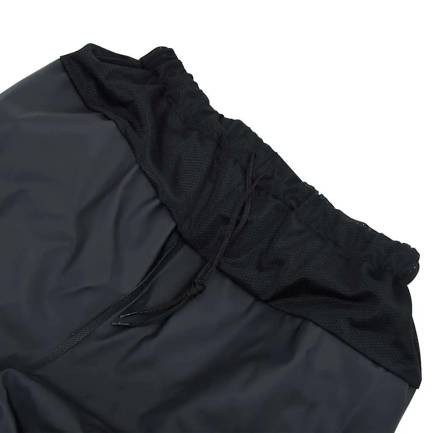 Schwarze vidaXL Hüftwathose mit Stiefeln, Größe 38, aus PVC-beschichtetem Polyester.