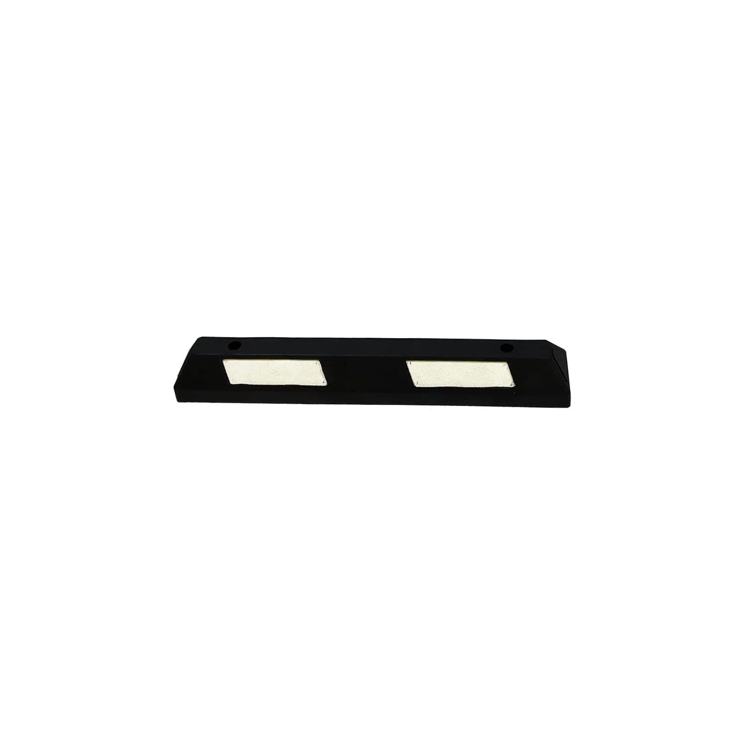 UvV Ecopark Radstopp Parkstopper Anfahrschutz Recycling Schwarz Weiß 90 cm