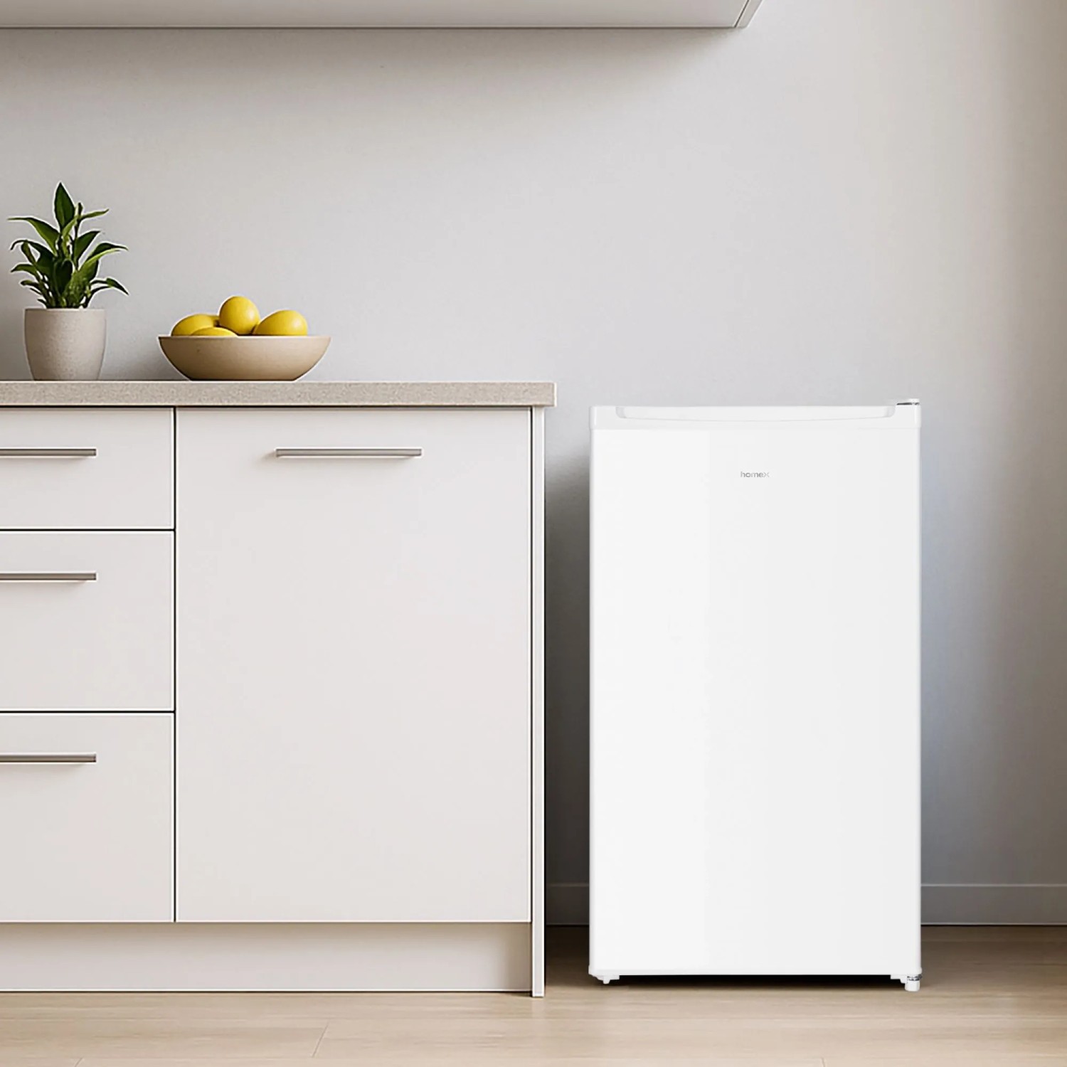 homeX Gefrierschrank klein 60 L 4-Sterne Freistehend Weiß Kompakt kaufen bei OBI