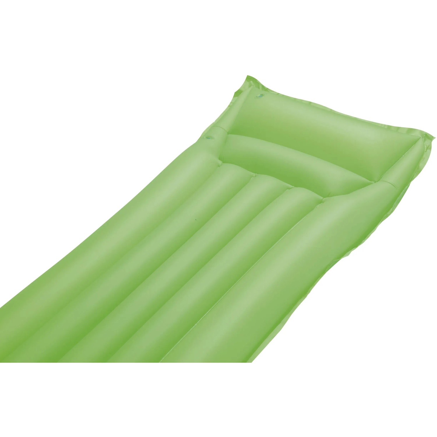 Grüne Bestway Luftmatratze Matte Finish, 170x54x15 cm, mit Kopfkissen.