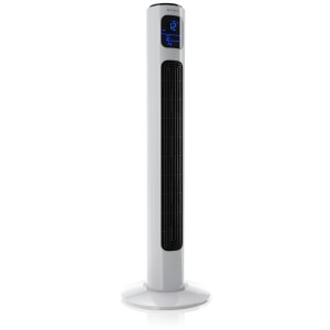 Brandson ECO Turmventilator mit leisem DC Motor, 12 Stufen, Timer und Fernbedienung.