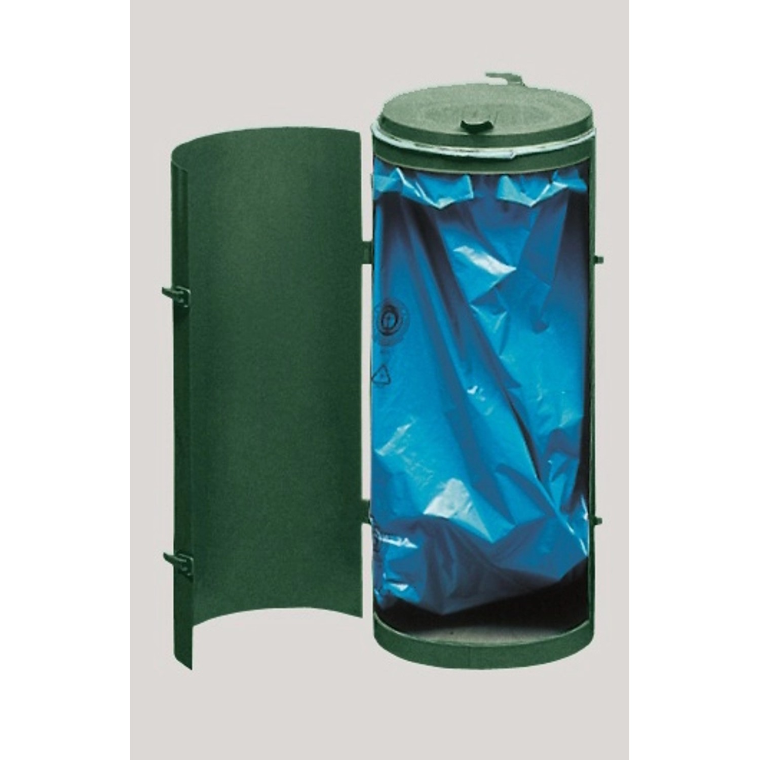 PROREGAL Robuster Abfallsammler Mit Deckel Einflügeltür 70 Liter HxBxT 90 x günstig online kaufen