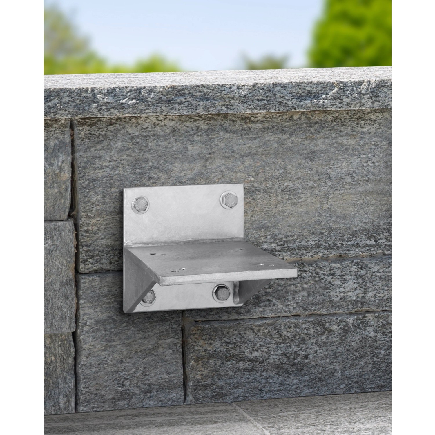 Schneider Universal-Wandkonsole für Ampelschirme, Stahl verzinkt, zur Wandmontage.