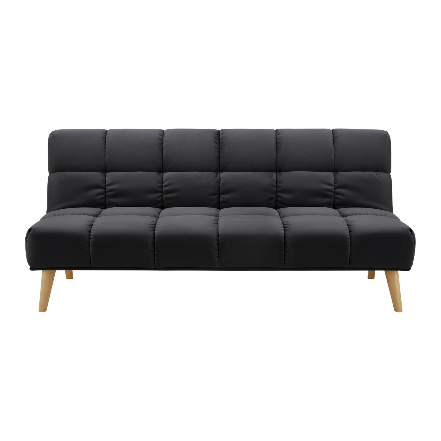 Bessagi Home Schlafsofa Alva Schwarz Webstoff