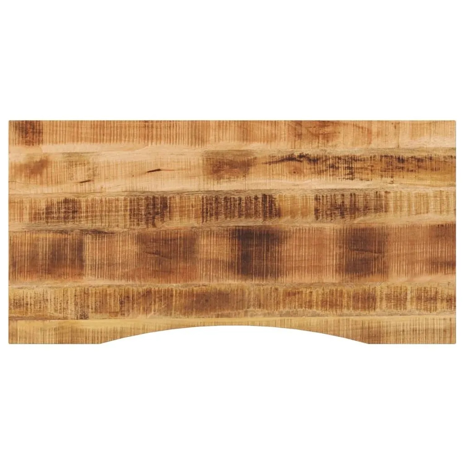 vidaXL Schreibtischplatte mit Aussparung 120x60x2,5cm Massivholz Mango 370188