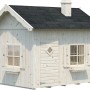 Palmako Spielhaus Grete aus Fichtenholz mit Schornstein, Fenster und Tür. Ideal für Kinder.