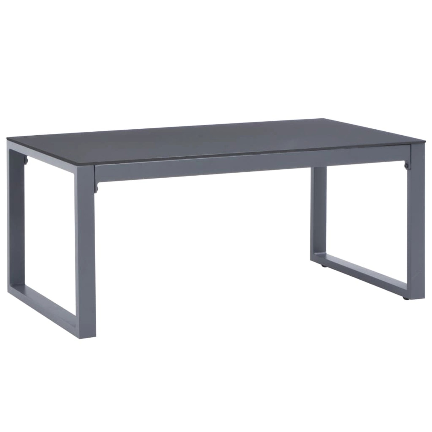 vidaXL Couchtisch 90×50×40 cm Aluminium 47254