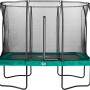 Salta Comfort Edition Gartentrampolin, 305x214 cm, grün, mit Sicherheitsnetz.