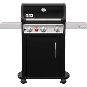Weber Gasgrill Spirit E-325S GBS, schwarz, mit 3 Brennern, Sear Zone und Unterschrank.