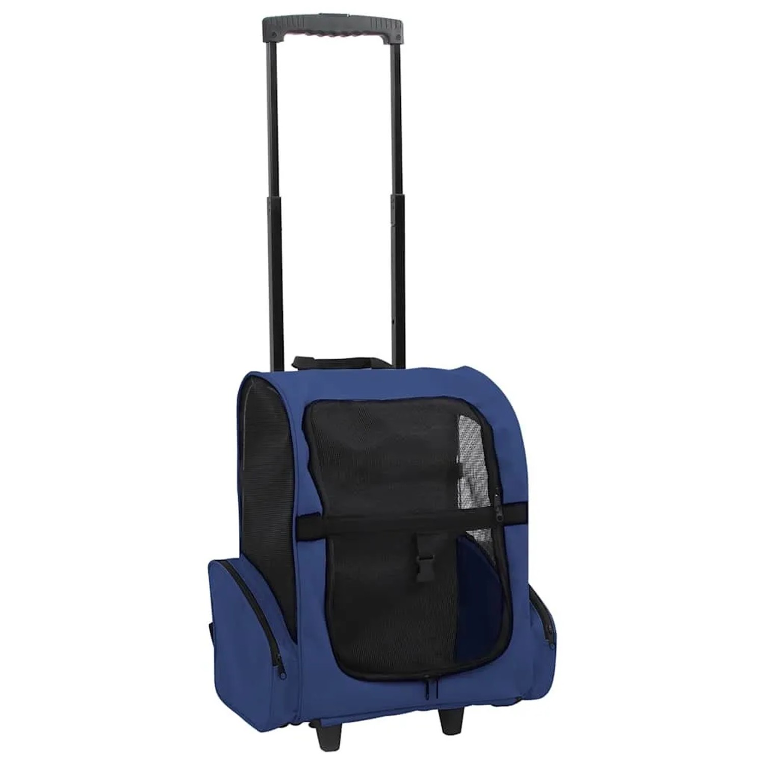 vidaXL Trolley für Haustiere 3-In-1 Faltbar Blau 170193