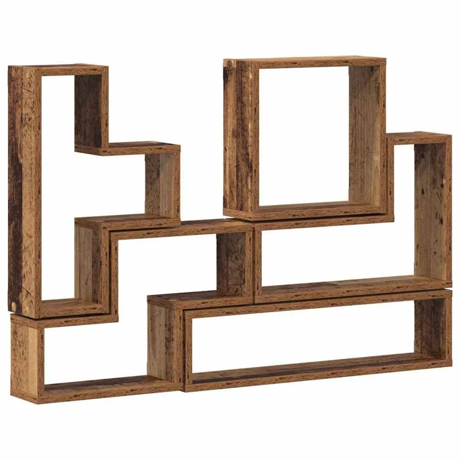 vidaXL Wandregal Wandhalterung Altholz 96 x 12 x 64 cm 879639