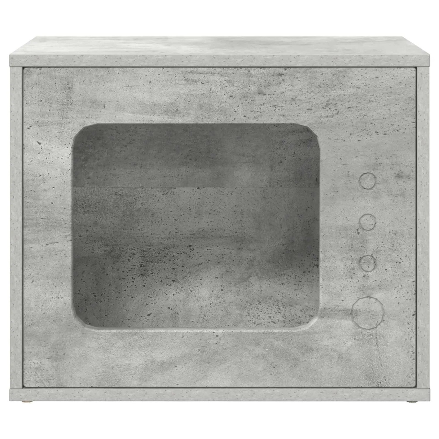 vidaXL Katzenhaus Beton 51 x 30 x 42 cm Holzwerkstoff 8000647
