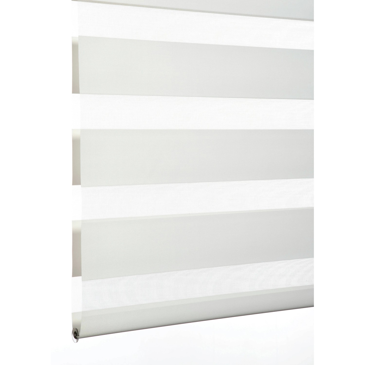 Schöner Wohnen Doppelrollo Tilda, 90x150 cm, Weiß. Lichtdurchlässiges Rollo für Fenster.