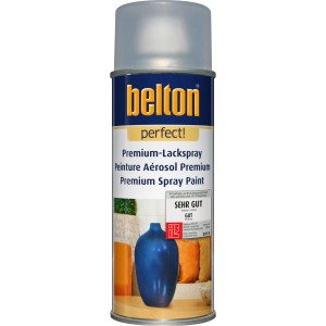 Belton Perfect Premium Klarlack-Spray, transparent matt, 400ml Dose.